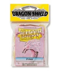 Dragon Shield - Pink - Mini Size - 50 Count